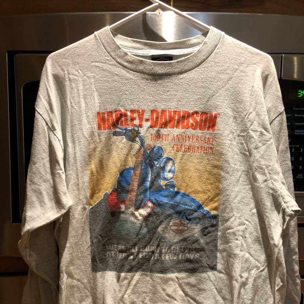 Harley Davidson men’s long sleeve t shirt.  Large.